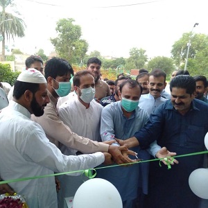  سمندری میں فری واٹر فلٹریش پلانٹ کا افتتاح  صوبائی وزیر ایکسائز اینڈ ٹیکسیشن حافظ ممتاز احمد نے کیا